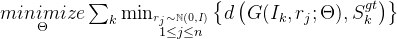 nderset{heta }{minimize}um_{k}^{}in_{verset{r_{j}im athbb{N}}{1eq jeq n}}eft deft ,S_{k}^{gt} ight ight