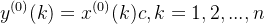 y{}=x{}+c,k=1,2,...,n
