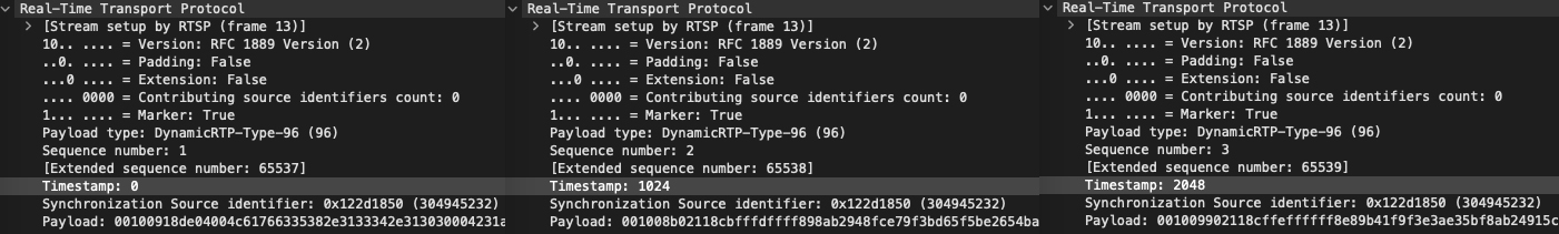 Sequence number序列号抓包举例