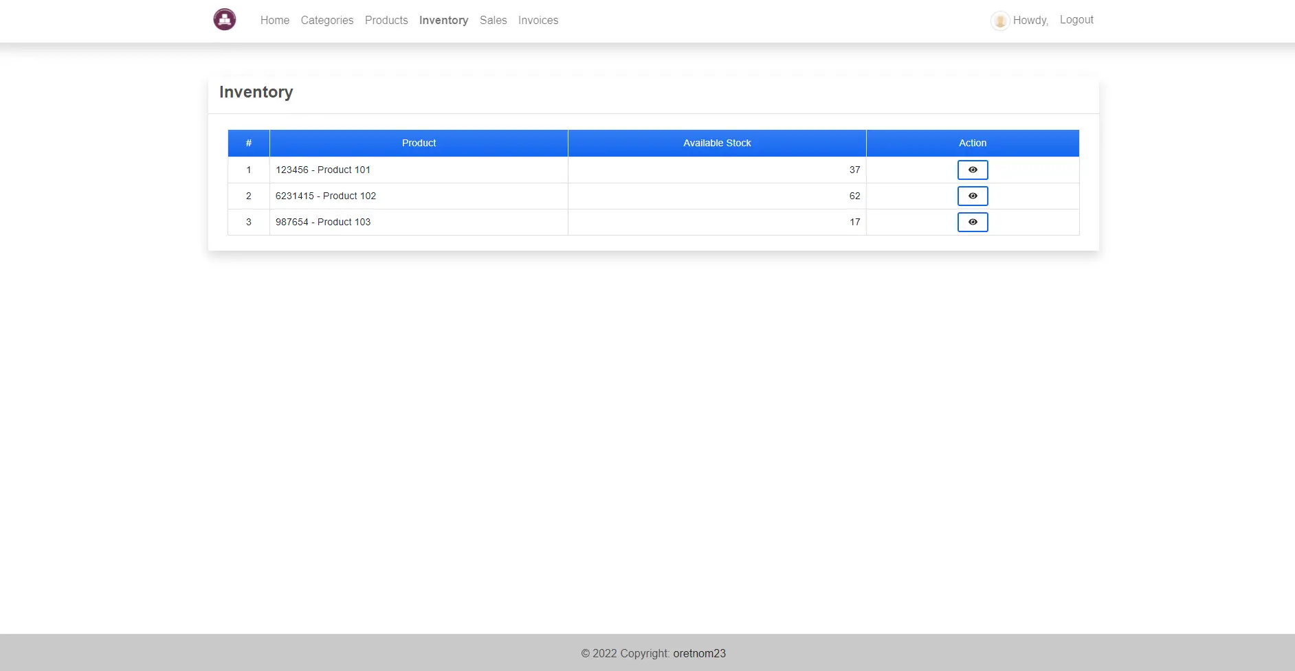 库存管理系统项目