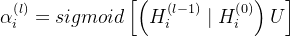 lpha _{i}^{eft }= sigmoideft 