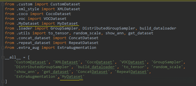 注册自己的数据集