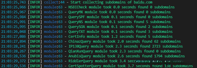 oneforall 数据收集