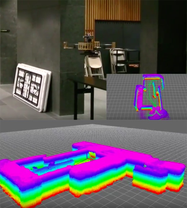 图6 陌生环境下室内拓扑地图的构建