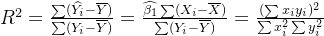 R^2=rac{um }{um }=rac{idehat{eta _1}um }{um }=rac{^2}{um x_i^2um y_i^2}