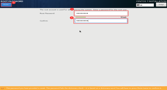 图17 设置root用户密码