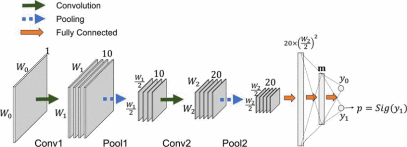 Structure of the CNN.
