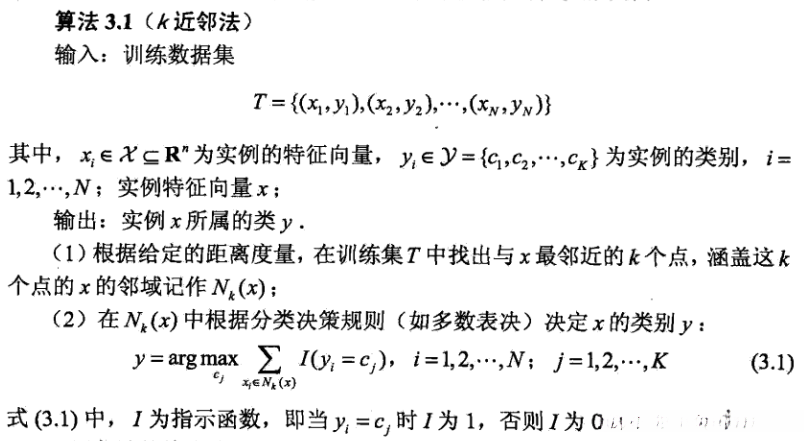 摘自统计学习方法