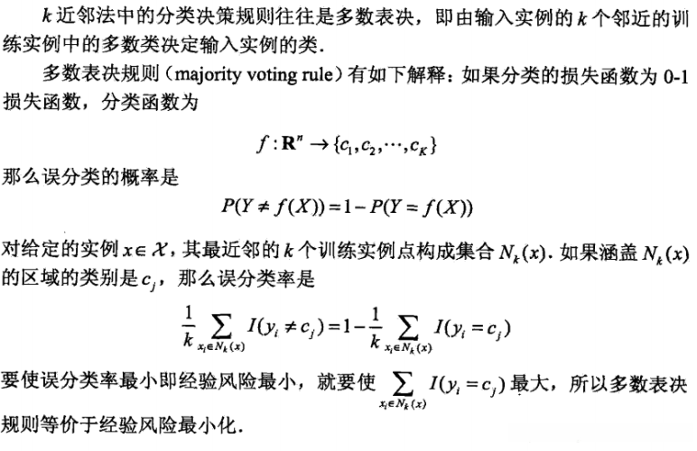 摘自统计学习方法