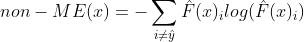 non-ME=-um {ieq at{y}}at{F}{i}log_{i}