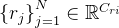 eftr_jight{j=1}N\in\mathbb{R}{C{ri}}
