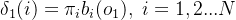 elta_1 = i_ib_i,i=1,2...N