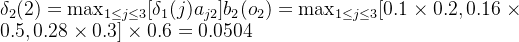 elta_2 = ax_{1eq j eq 3}b_2 = ax_{1eq j eq 3} imes 0.6 = 0.0504
