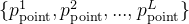 p_{athrm{point}}1,p_{\mathrm{point}}2,...,p_{athrm{point}}^L