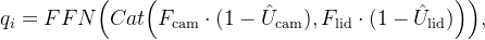 q_{i}=FFNig,F_{athrm{lid}}dotigig,