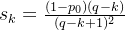 s_k = rac{}{^2}