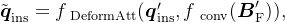 ilde{oldsymbol{q}}{athrm{ins}}=f{ext{ DeformAtt}},