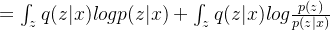 =nt_z qlog p+nt_z qlog rac{p}{p}