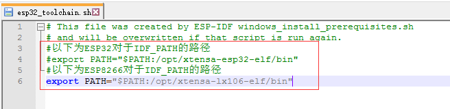 IDF_PATH路径配置