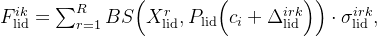 F_{athrm{lid}}^{ik}=um_{r = 1}^{R} BSigigdotigma_{athrm{lid}}^{irk},