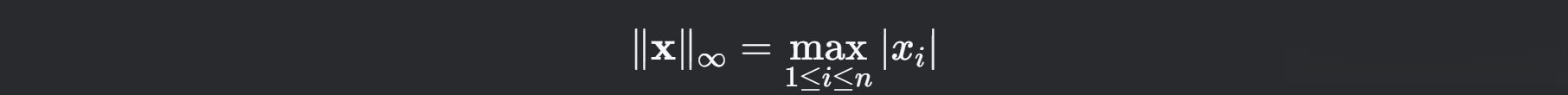 L∞范数