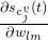 rac{artial s_{c_{j}^{v}}}{artial w_{lm}}
