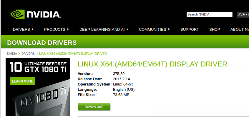 我的GPU适合的驱动