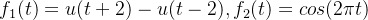 f_1=u-u, f_2=cos