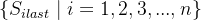 eft  S_{ilast}id i=1,2,3,...,n ight 