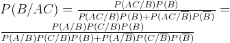 P = rac{PP}{PP + PP}=rac{PPP}{PPP+PPP}