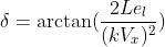 elta = rctan^{2}}