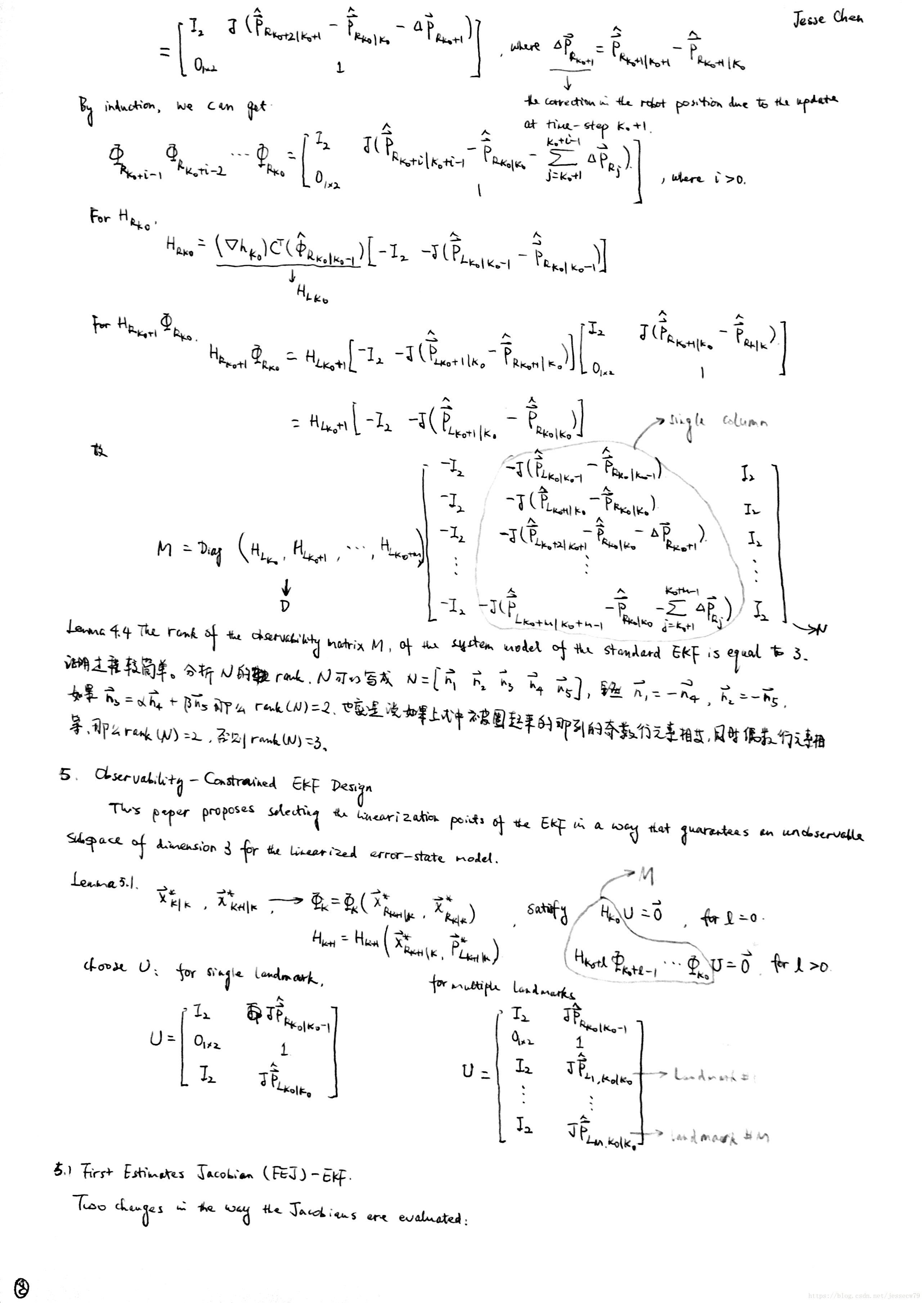 FEJ-EKF Slam Reading Notes 08