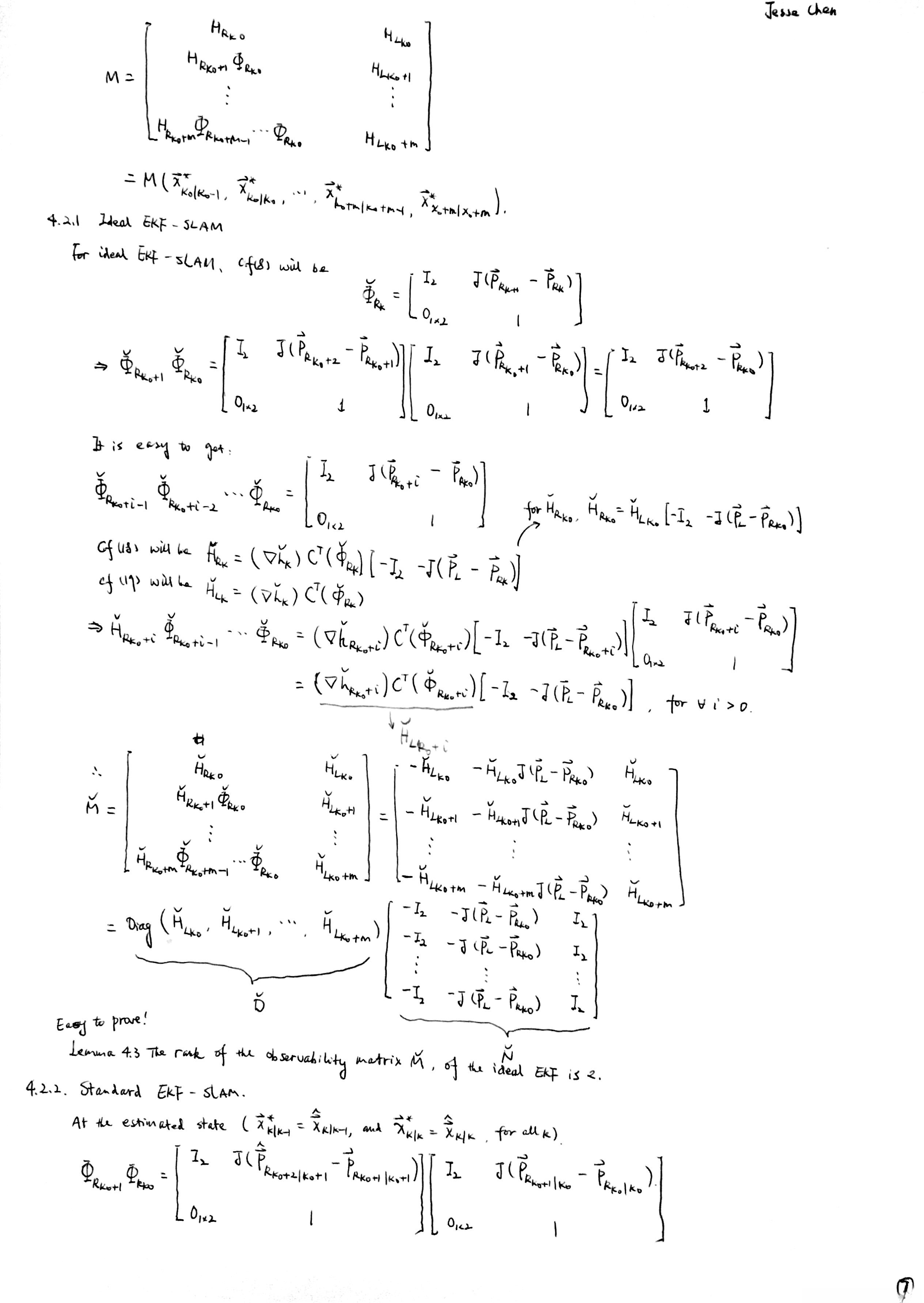 FEJ-EKF Slam Reading Notes 07