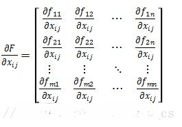 矩阵对矩阵求导
