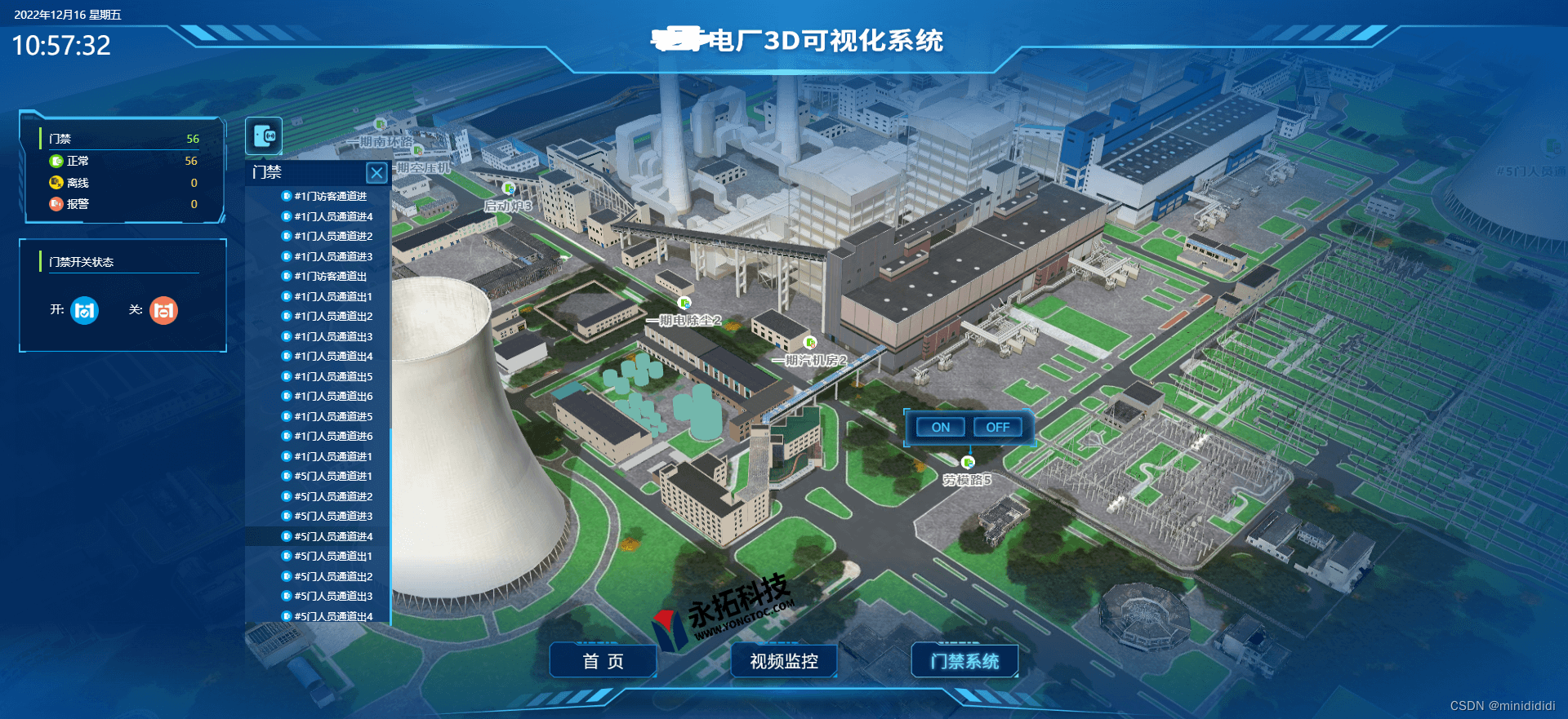 3d数字工厂可视化驾驶舱