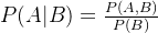 P=rac{P}{P}