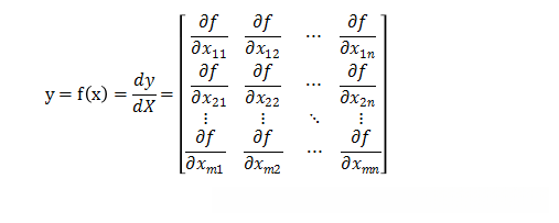标量对矩阵求导