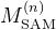 M_{athrm{SAM}}^{}