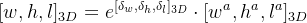 {3D}=e^{{3D}}dot _{3D}