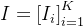 I={}^K_{i=1}
